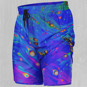 Liquified Men's 2 in 1 Shorts