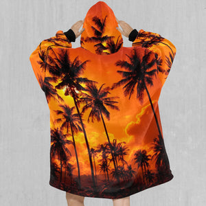 Lush Sunset Blanket Hoodie