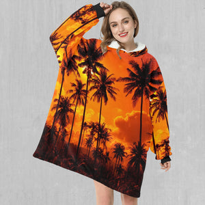 Lush Sunset Blanket Hoodie