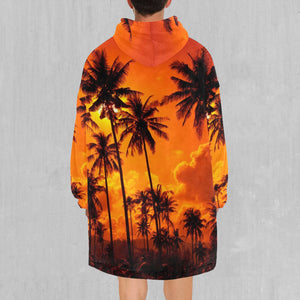 Lush Sunset Blanket Hoodie