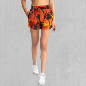 Lush Sunset Women's Shorts