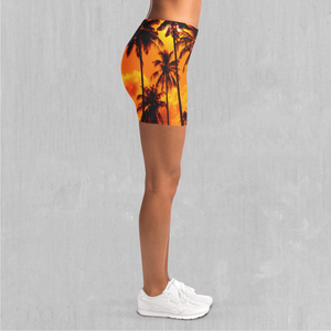 Lush Sunset Yoga Shorts