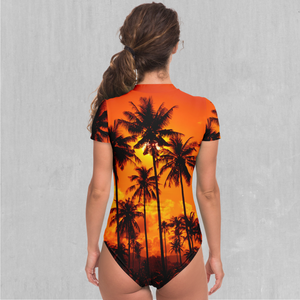 Lush Sunset Short Sleeve Bodysuit