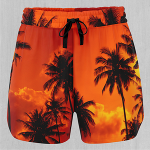 Lush Sunset Women's Shorts