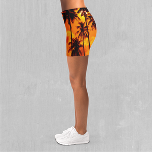 Lush Sunset Yoga Shorts