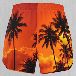 Lush Sunset Women's Shorts