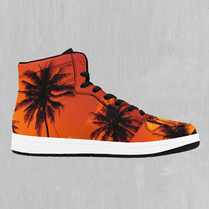 Lush Sunset High Top Sneakers