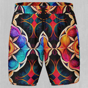 Blossoming Spectrum Men's 2 in 1 Shorts