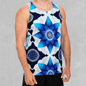 Delphinium Mandala Men's Tank Top