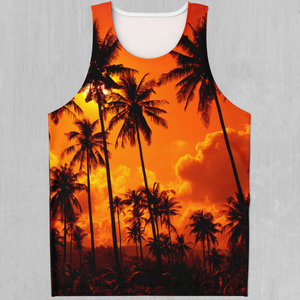 Lush Sunset Men's Tank Top