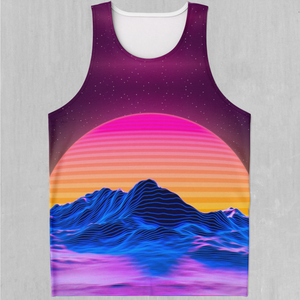 Radial Glow Men's Tank Top