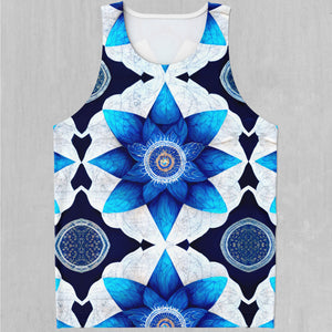 Delphinium Mandala Men's Tank Top