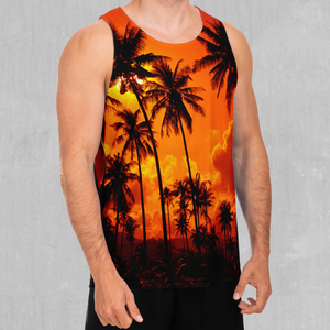 Lush Sunset Men's Tank Top