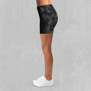 Midnight Camo Yoga Shorts