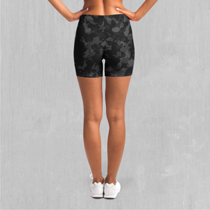 Midnight Camo Yoga Shorts