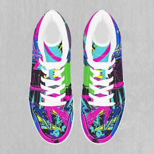 Neon Boulevard High Top Sneakers