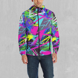 Neon Boulevard Windbreaker