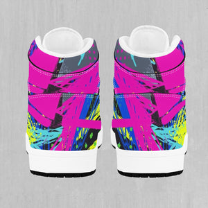 Neon Boulevard High Top Sneakers