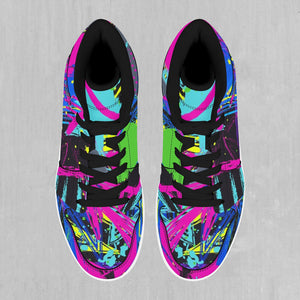 Neon Boulevard High Top Sneakers