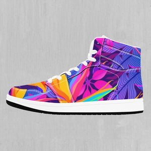 Neon Jungle High Top Sneakers