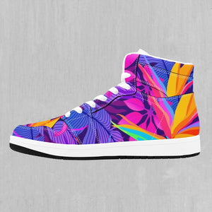 Neon Jungle High Top Sneakers