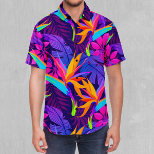 Neon Jungle Button Down Shirt