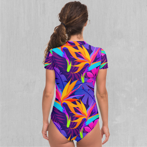 Neon Jungle Short Sleeve Bodysuit