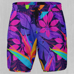 Neon Jungle Men's 2 in 1 Shorts