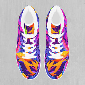 Neon Jungle High Top Sneakers