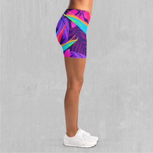 Neon Jungle Yoga Shorts