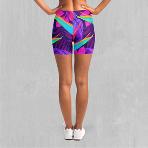 Neon Jungle Yoga Shorts