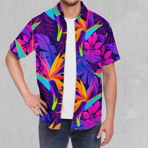 Neon Jungle Button Down Shirt