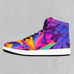 Neon Jungle High Top Sneakers