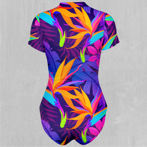 Neon Jungle Short Sleeve Bodysuit