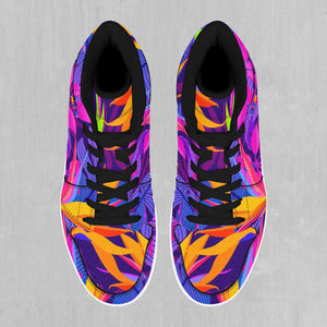 Neon Jungle High Top Sneakers