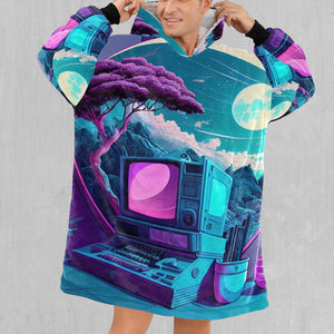 Neon Nexus Blanket Hoodie
