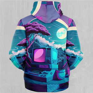 Neon Nexus Sherpa Hoodie