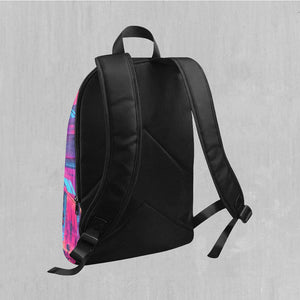 Neon Sunrise Adventure Backpack