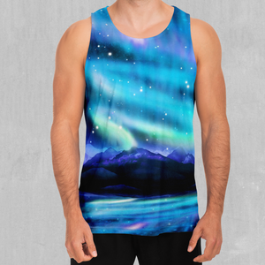 Northern Lights Men's Tank Top - Azimuth Clothing