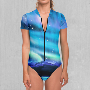 Northern Lights Short Sleeve Bodysuit