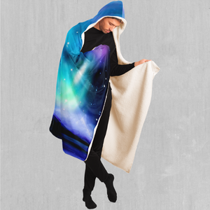 Northern Lights Hooded Blanket - Azimuth Clothing