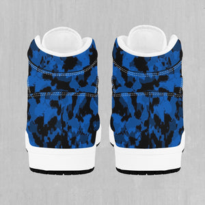 Oceania Blue Camo High Top Sneakers