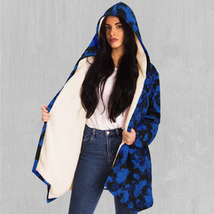 Oceania Blue Camo Cloak