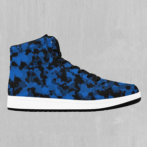 Oceania Blue Camo High Top Sneakers