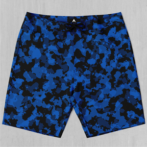 Oceania Blue Camo Board Shorts
