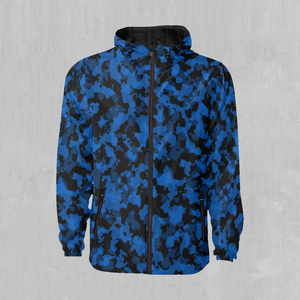 Oceania Blue Camo Windbreaker