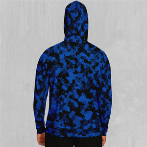 Oceania Blue Camo Hoodie - Azimuth Clothing