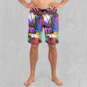 Paradise Collage Board Shorts