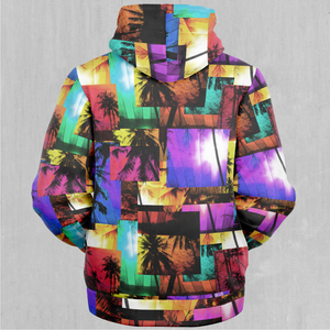 Paradise Collage Sherpa Hoodie