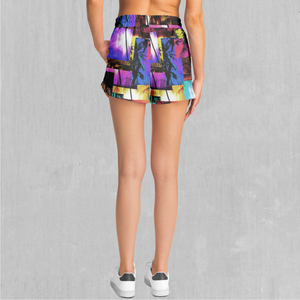 Paradise Collage Women's Shorts